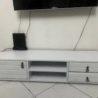 میز تلویزیون سفید سالم