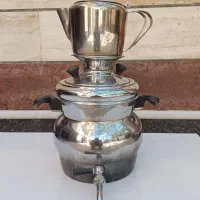 فروش کتری استیل روی گاز و قوری استیل