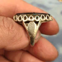 ۲۰ گرم نقره قدیم با نگین شبق