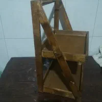 استند کاربردی نظم دهنده اشپزخانه دوطبقه چوبی|آبچکان و نظمدهنده ظروف|تربت جام, بیست متری منبع آب|دیوار