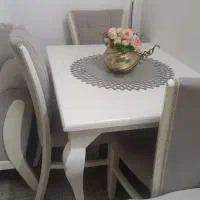 میزنهارخوری 4نفره|میز و صندلی غذاخوری|بروجرد, |دیوار