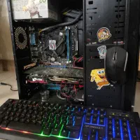 کیس گیمینگ با همه ی وسایل