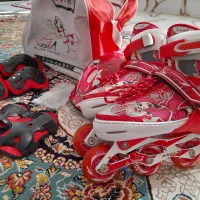 اسکیت در حد نو با تمام وسایل ایمنی|دوچرخه، اسکیت، اسکوتر|خوشاب, |دیوار