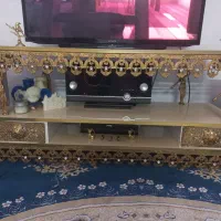 میزتلویزیون برنجی