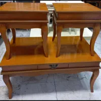 جلومبلی و میز عسلی چوبی تولید مبلمان آسایش زنجان