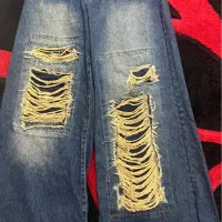 شلوار جین فول بگ نو سایز30خارجی