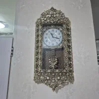 ساعت + گل و  گلدان