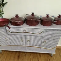 سرویس ۹ تیکه قابلمه گرانیتی zopini اصل ترکیه|ظروف پختوپز|تهران, اکباتان|دیوار