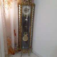 ساعت برنجی و آباژور برنجی