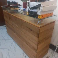 میز پاچال کشو دار چوب ترمو