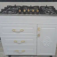 اجاق گاز استیل همراه با کابینت