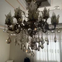 لوستر برنجی کلاسیک و زیبا