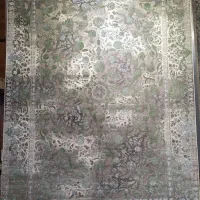 فرش وینتج گل برجسته طرح جدید ۱۲۰۰ شانه تراکم ۳۶۰۰