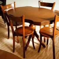 میز ناهارخوری ۴ نفره تمام چوب راش|میز و صندلی غذاخوری|گرگان, |دیوار