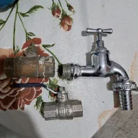 ۲عددشیرگازی سایز۳/۴رم. ۱/۲.شیرآب بزرگ‌