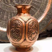 گلدان مسی عتیقه