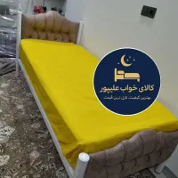 تختخواب تکنفره فلزی(طرح استار)|تخت و سرویس خواب|مشهد, طلاب|دیوار