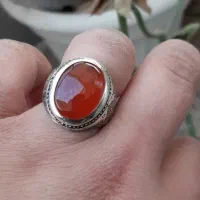 انگشتر عقیق سرخ یمنی|جواهرات|قم, باجک دو|دیوار