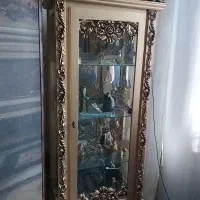 بوفه طلایی چوب