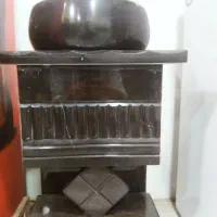 روشویی سنگی با شیر سفید طلایی