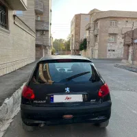 ۲۰۶ مدل ۸۲ مشکی دور رنگ فنی سالم|خودرو سواری و وانت|مراغه, |دیوار