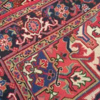 قالیچه دستبافت هریس تاجری ۱/۵×۲ درحدنو واقعی|فرش|تبریز, |دیوار