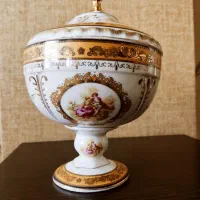 مخصوص شب یلدا ظرف بستنی خوری پایه دار ترک|ظروف سرو و پذیرایی|کرمانشاه, |دیوار