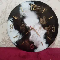 ساعت و سرویس از جنس رزین اپوکسی (نشکن)