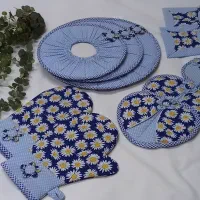 سرویس اشپزخانه با پارچه نخ کتان فیلور