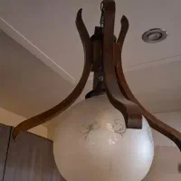 مجموعه لوستر و دیوار کوب چوبی|لوستر و چراغ آویز|کرج, گلشهر|دیوار