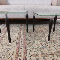 میز جلو مبلی شیشه ای