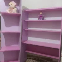 قفسه و میز تحریر کودک|کتابخانه، شلف، قفسه‌های دیواری|چناران, |دیوار