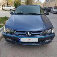 پژو پارس ‌xu7 آبی سیر متالیک مدل 1393