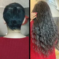 اکستنشن موی طبیعی بدون آسیب با بهترین چسب کره ای|خدمات آرایشگری و زیبایی|اصفهان, پوریای ولی|دیوار