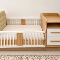 تخت کودک با کمد از برند آپادانا