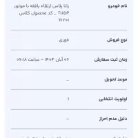 فروش حواله رانا پلاس فوری