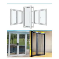 تولیدی درب و پنجره دوجداره upvc و توری پلیسه