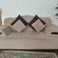 مبل هفت نفره همراه با عسلی جلو مبلی