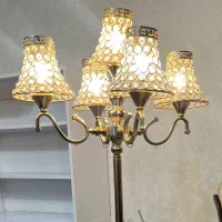 آباژور ایستاده طلایی۵ شعله  ۵۵۰۰ تومان