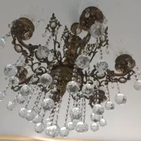 لوستر|لوستر و چراغ آویز|پاکدشت, پاکدشت (مامازند)|دیوار