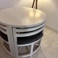 میز نهار خوری ۴ نفره کم جا