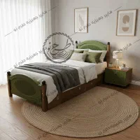 تختخواب یکنفره شرکتی آلفا،تخت تکنفره نوجوان یک نفر