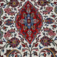 قالی دستباف ده گره بیست گره نقشه شاه عباسی۱۶۰رج|فرش|اراک, |دیوار