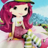 فرش دختر توت فرنگی