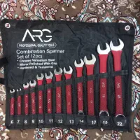 مجموعه ۱۲ عددی آچار رینگی و تخت
