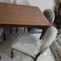میز غذاخوری ۶نفره درجه یک نو نو|میز و صندلی غذاخوری|ری, علایین|دیوار