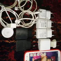 قاب گوشی چرم با شارژر وکابل