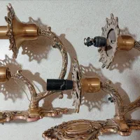 لوستر دیوار کوب برنجی