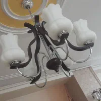 لوستر ۵ شاخه ۳ عدد|لوستر و چراغ آویز|کرج, شهرک بنفشه|دیوار