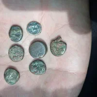 تعدادی سکه قدیمی و قدمتدار|کلکسیون سکه، تمبر، اسکناس|کرج, ساسانی (قلمستان)|دیوار